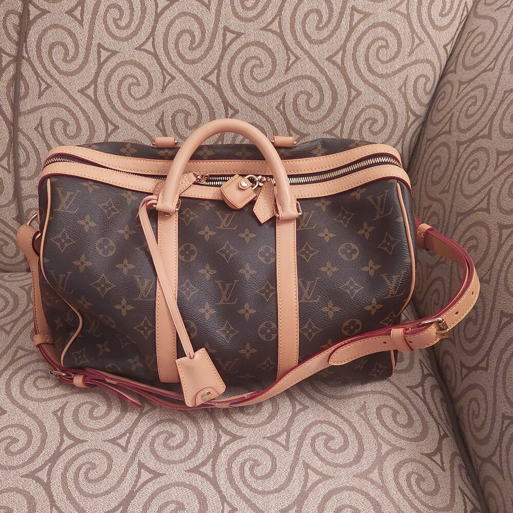 100% Auth Ltd Ed. Louis Vuitton Sofia Coppola 2 way Monogram Speedy Satchel LN